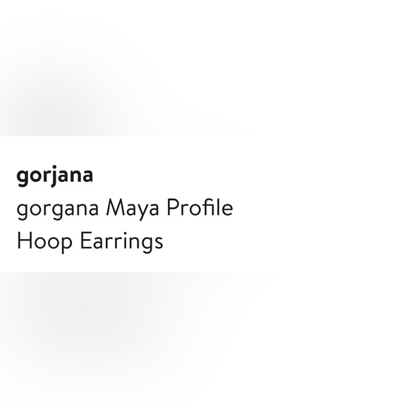 Gojana Maya Profile Hoop Earrings - Picture 3 of 6